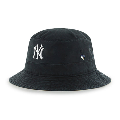Pictured is this MLB New York Yankees ’47 BUCKET cap in black. 2