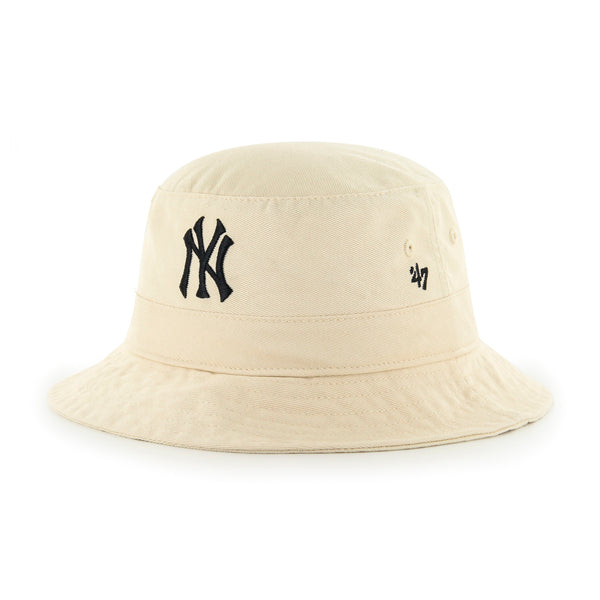 Pictured is this MLB New York Yankees '47 BUCKET cap in natural. 1