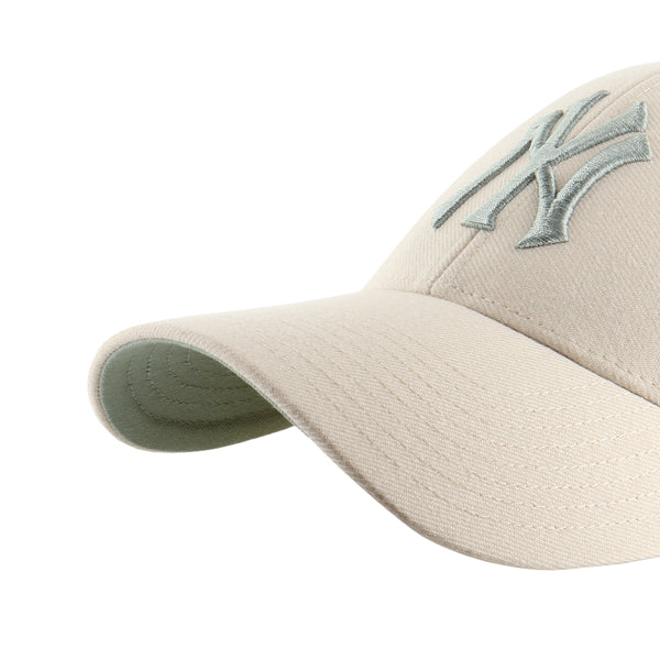 Pictured is this MLB New York Yankees Ballpark '47 MVP cap in natural and antique jade. 3