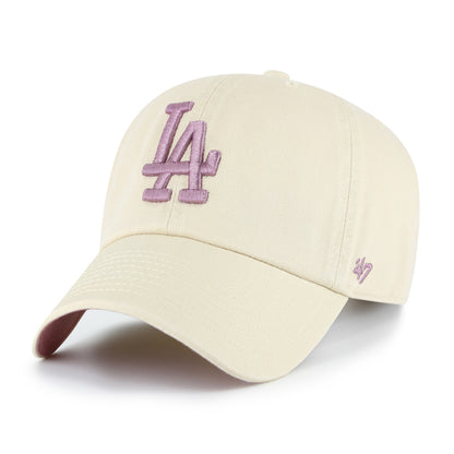 Pictured is this MLB Los Angeles Dodgers Ballpark '47 CLEAN UP cap in natural. 1