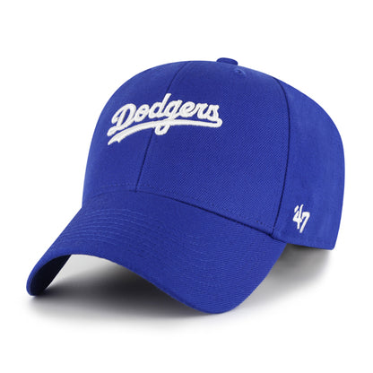 Pictured is this MLB Los Angeles Dodgers Ballpark Script Shot '47 MVP cap in green. 4