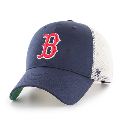 Pictured is this MLB Boston Red Sox Branson '47 MVP cap in navy. 1