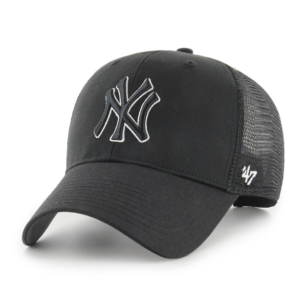 Pictured is this MLB New York Yankees Branson '47 MVP cap in black. 1