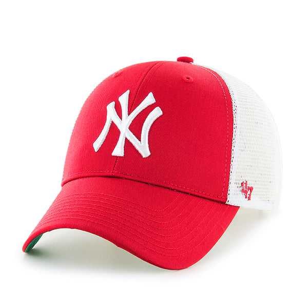 Pictured is this MLB New York Yankees Branson Kids '47 MVP cap in red. 1