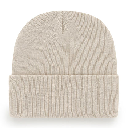 Pictured is this MLB New York Yankees Base Runner ’47 CUFF KNIT beanie cap in beige. 2