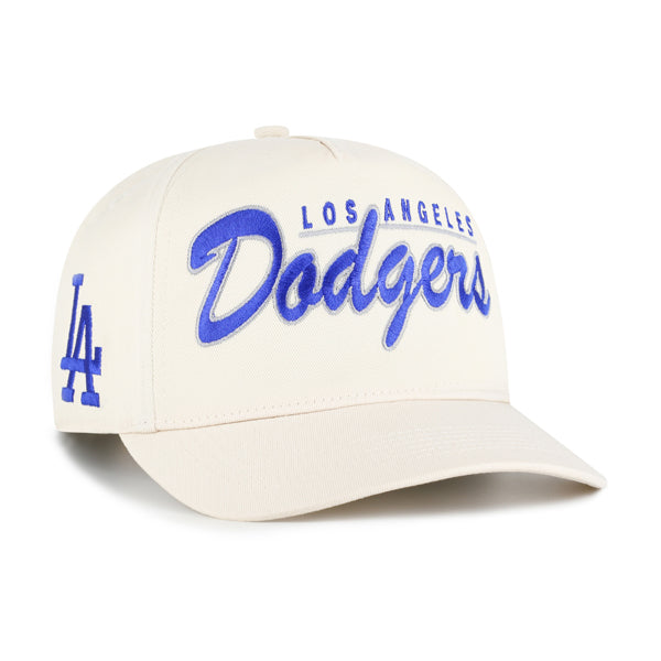 Pictured is this MLB Los Angeles Dodgers Brushmark '47 HITCH cap in natural. 1