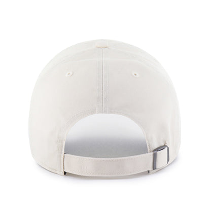 Pictured is this MLB Los Angeles Dodgers Base Runner '47 CLEAN UP cap in natural. 2