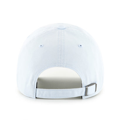 Pictured is this MLB New York Yankees Base Runner '47 CLEAN UP cap in light blue. 2