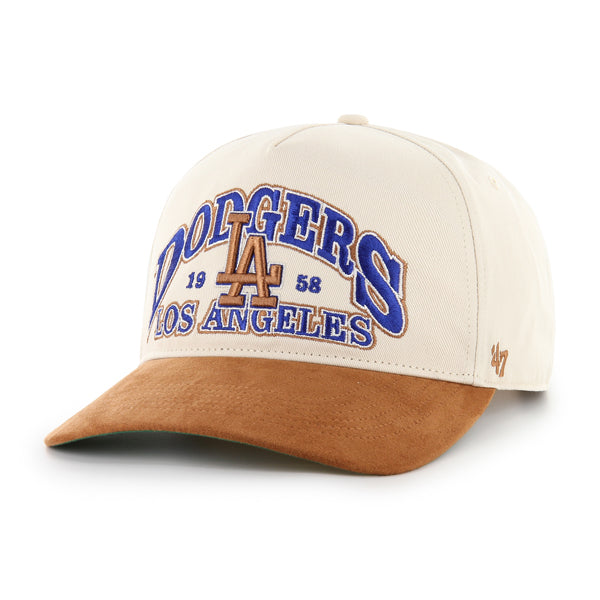 Pictured is this MLB Los Angeles Dodgers Brentwood Suede '47 HITCH cap in natural. 1