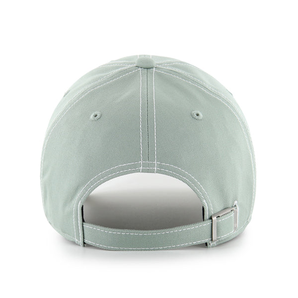 Pictured is this MLB Los Angeles Dodgers Contrast Stitch '47 CLEAN UP cap in green. 2
