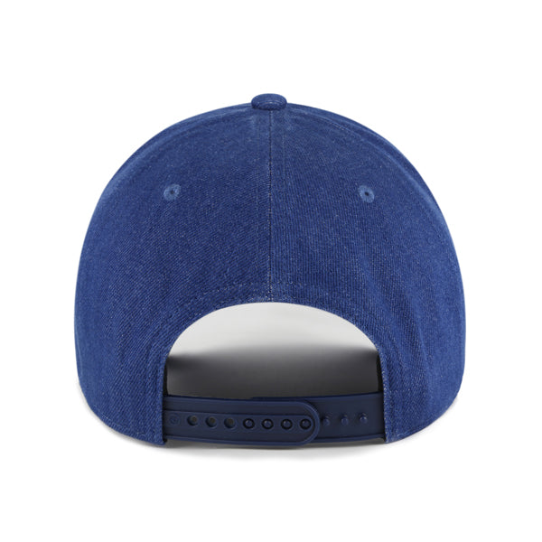 Pictured is this MLB New York Yankees Denim '47 MVP cap in blue. 2