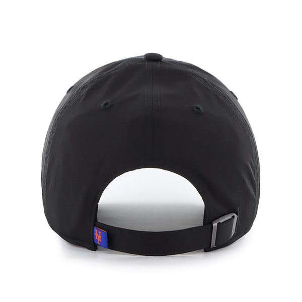 Pictured is this MLB New York Mets Eight Bit Hero '47 CLEAN UP cap in black. 2