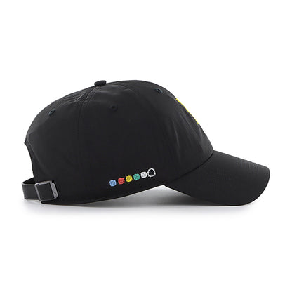 Pictured is this MLB New York Mets Eight Bit Hero '47 CLEAN UP cap in black. 3