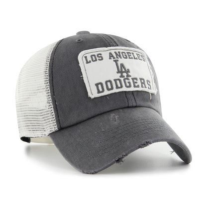 Pictured is this MLB Los Angeles Dodgers Egremont ’47 CLEAN UP cap in charcoal. 2