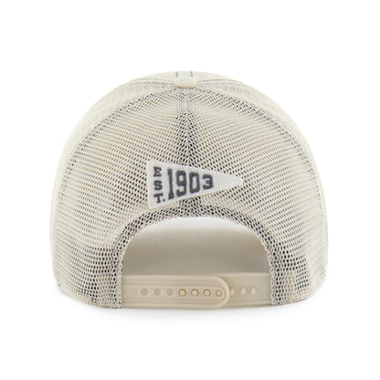 Pictured is this MLB New York Yankees Egremont ’47 CLEAN UP cap in white. 3
