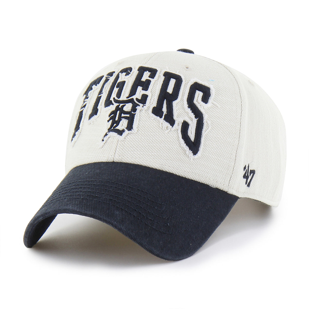 Pictured is this MLB Detroit Tigers Groten ’47 MVP cap in white & black. 2