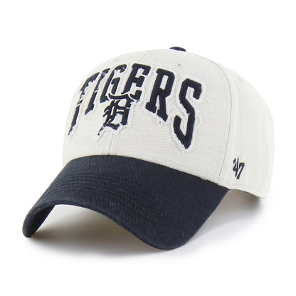 Pictured is this MLB Detroit Tigers Groten ’47 MVP cap in white & black. 2