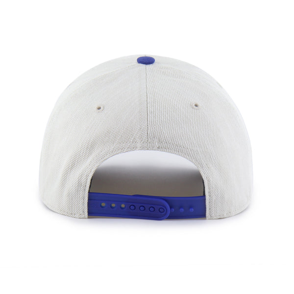Pictured is this MLB Los Angeles Dodgers Groten ’47 MVP cap in white & blue. 3