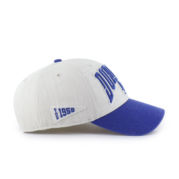 Pictured is this MLB Los Angeles Dodgers Groten ’47 MVP cap in white & blue. 4