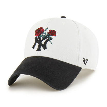 Pictured is this MLB New York Yankees Herbarium ’47 MVP cap in medium beige. 1