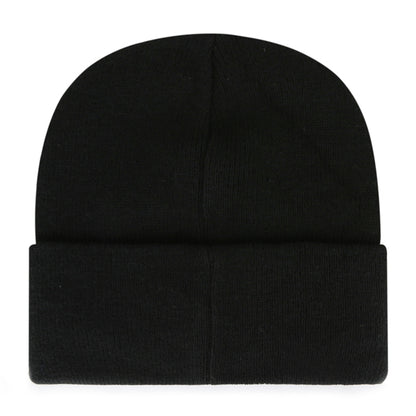 Pictured is this MLB New York Yankees Haymaker ’47 CUFF KNIT beanie cap in black. 2