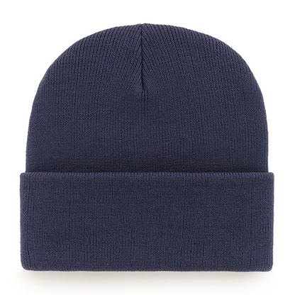 Pictured is this MLB New York Yankees Haymaker ’47 CUFF KNIT beanie cap in navy. 2