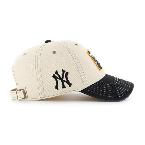 Pictured is this MLB New York Yankees Keepsake '47 CLEAN UP cap in natural. 3
