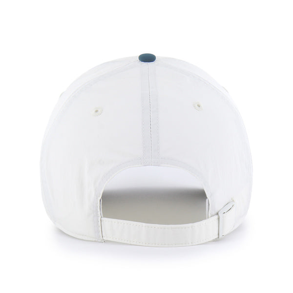 Pictured is this MLB Los Angeles Dodgers Modernia ’47 CLEAN UP cap in white & navy. 2