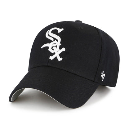 Pictured is this MLB Chicago White Sox '47 MVP cap in black. 1