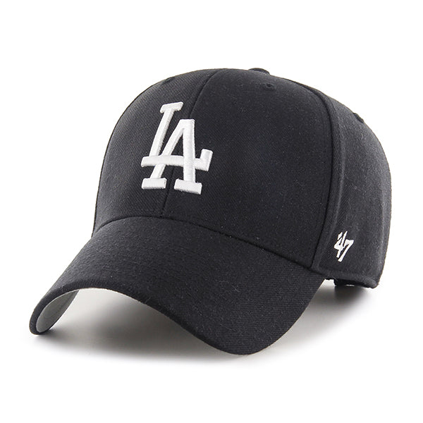 Pictured is this MLB Los Angeles Dodgers '47 MVP cap in black. 1