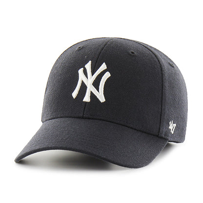 Pictured is this MLB New York Yankees '47 MVP cap in navy. 1