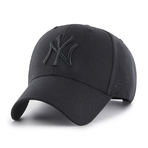 Pictured is this MLB New York Yankees '47 MVP cap in black. 1