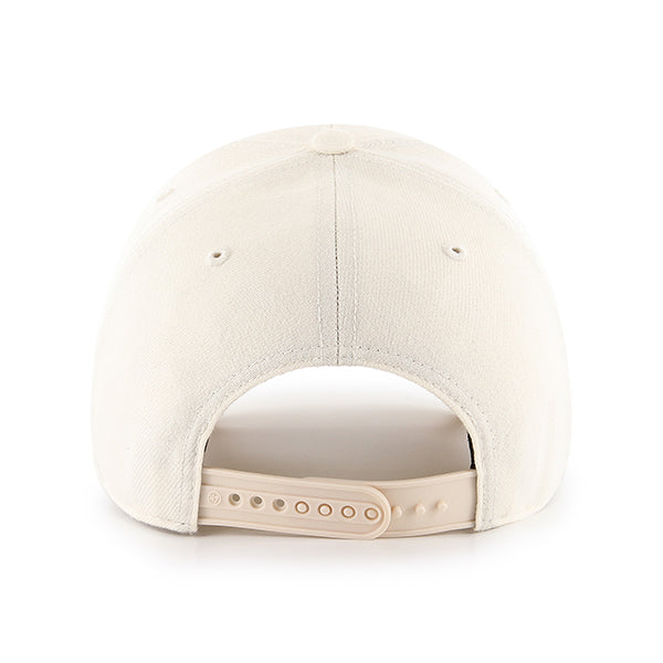 Pictured is this MLB New York Yankees Snapback '47 MVP cap in natural. 2