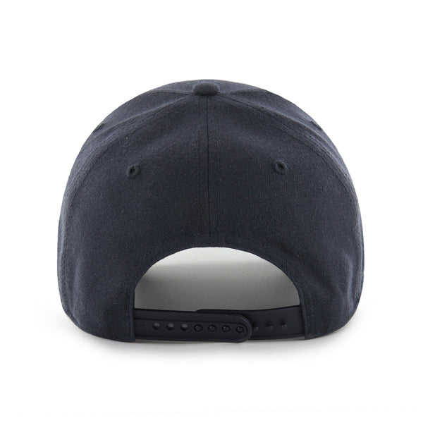 Pictured is this MLB New York Yankees Snapback '47 MVP cap in navy. 2