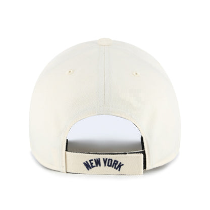 Pictured is this MLB New York Yankees Two Tone '47 MVP cap in natural. 2