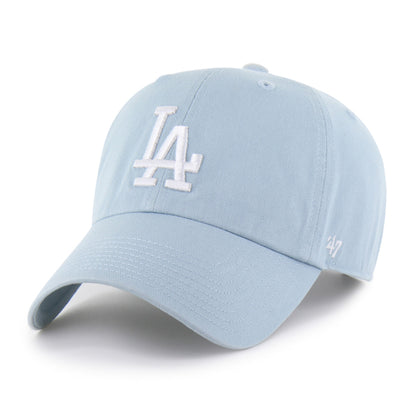 Pictured is this MLB Los Angeles Dodgers ’47 CLEAN UP cap in medium blue. 1