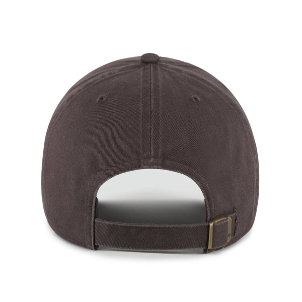 Pictured is this MLB New York Yankees ’47 CLEAN UP cap in brown. 2