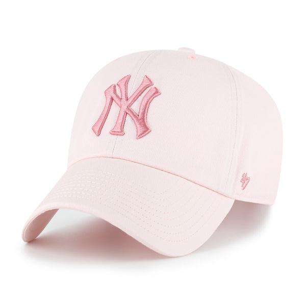 Pictured is this MLB New York Yankees '47 CLEAN UP cap in pink. 1