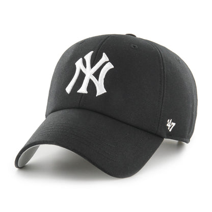 Pictured is this MLB New York Yankees Polar Freeze ’47 CLEAN UP cap in black. 1