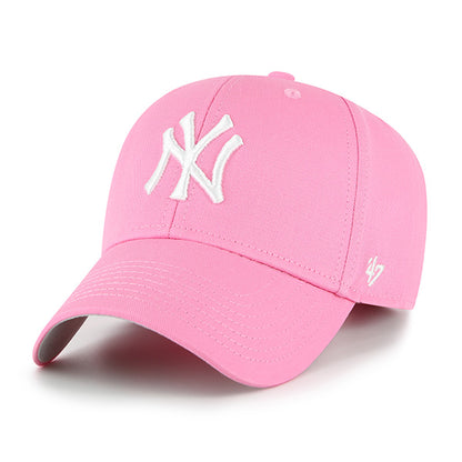 Pictured is this MLB New York Yankees Raised Basic '47 MVP cap in pink. 1