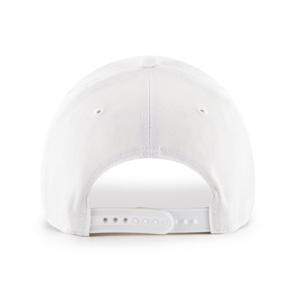 Pictured is this MLB New York Yankees Raised Logo '47 MVP cap in white. 2