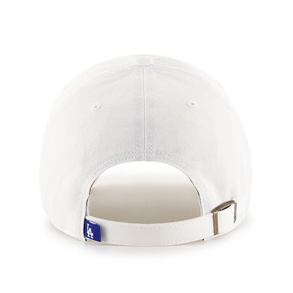Pictured is this MLB Los Angeles Dodgers '47 CLEAN UP cap in white. 2