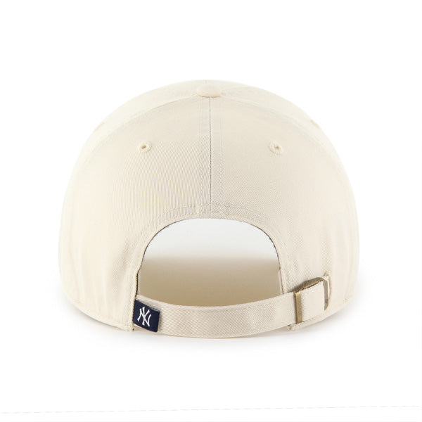 Pictured is this MLB New York Yankees '47 CLEAN UP cap in cream. 2