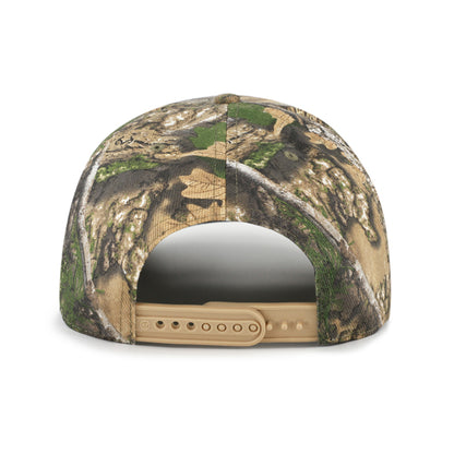 Pictured is this MLB New York Yankees Realtree '47 HITCH cap in beige/khaki. 2