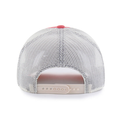 Pictured is this MLB Philadelphia Phillies Salvage '47 TRUCKER cap in red. 2