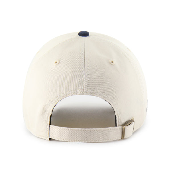 Pictured is this MLB New York Yankees Base Runner Sure Shot '47 CLEAN UP cap in natural. 2