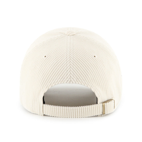 Pictured is this MLB New York Yankees Base Runner Cord '47 CLEAN UP cap in natural. 2