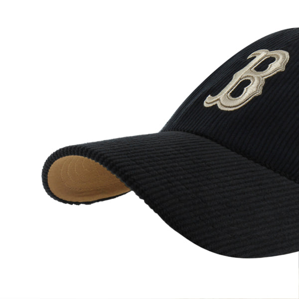 Pictured is this MLB Boston Red Sox Thick Cord ’47 CLEAN UP cap in black. 3