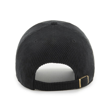 Pictured is this MLB New York Yankees Thick Cord ’47 CLEAN UP cap in black. 2