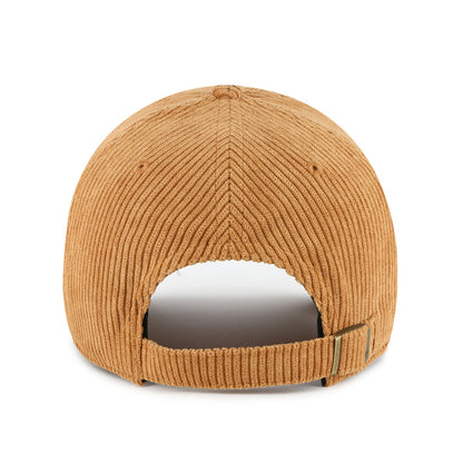 Pictured is this MLB New York Yankees Thick Cord ’47 CLEAN UP cap in light beige. 2